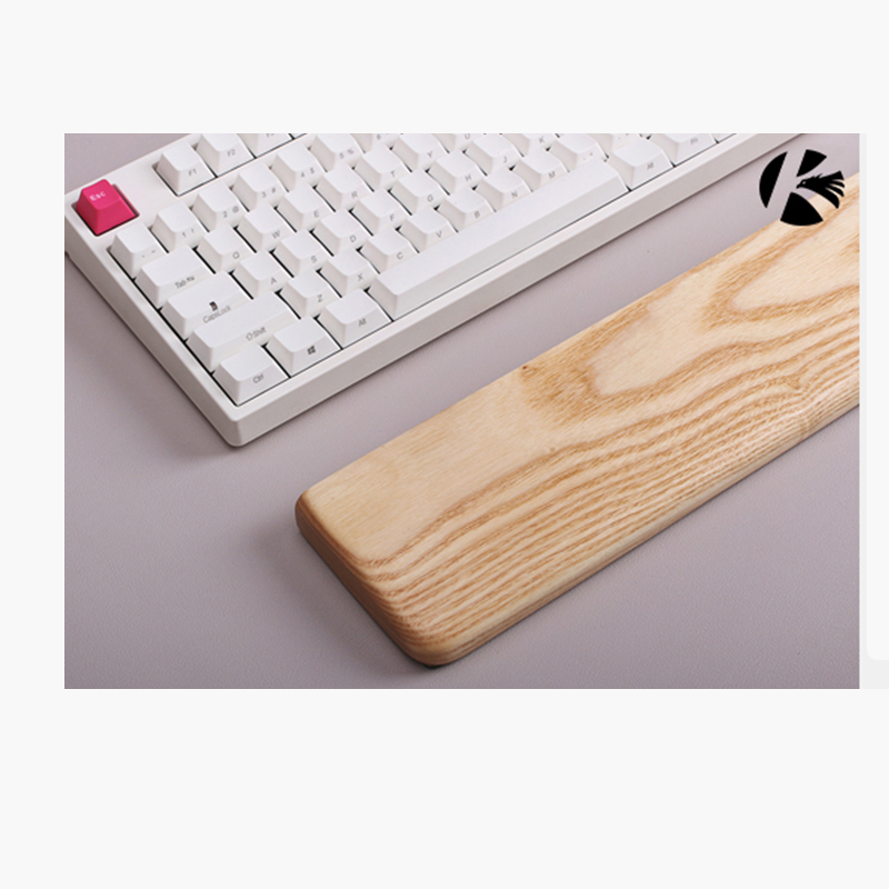 Kashcy solid Ashtree wooden pa - Wrist Rest Wood ulasan dan harga